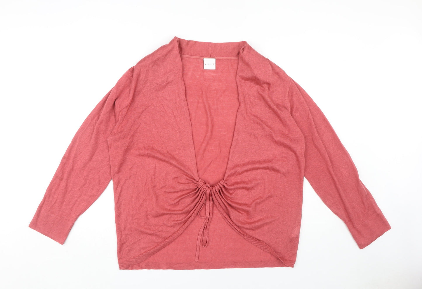 Womens UK Size 1 ELVI Pink Cardigan Jumper