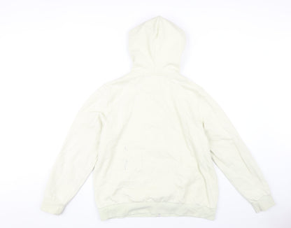 H&M Unisex Ivory Full Zip Hoodie Size 12