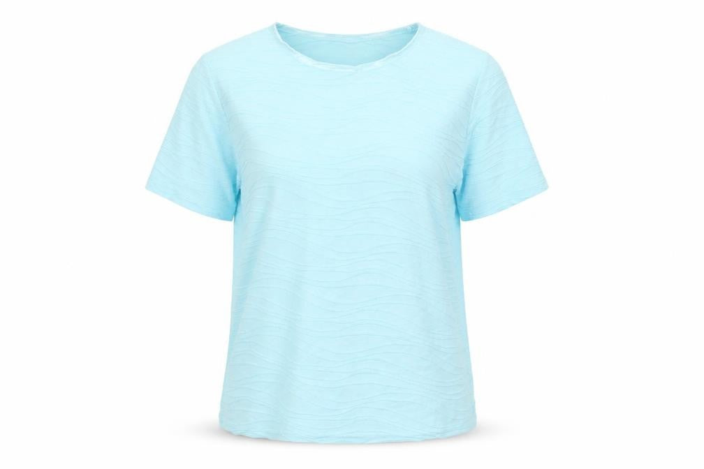 Womens UK Size M Honor Millburn Blue Basic T-Shirt