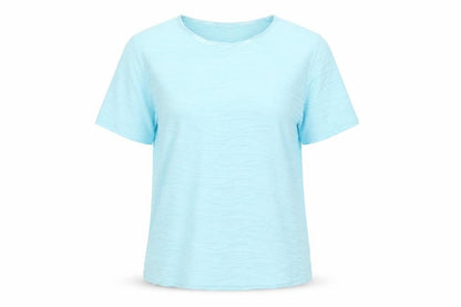Womens UK Size M Honor Millburn Blue Basic T-Shirt