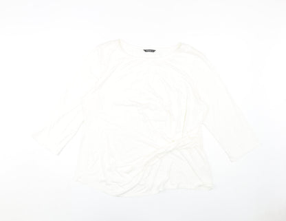Womens UK Size 20 Roman White Basic Blouse