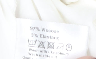 Womens UK Size 20 Roman White Basic Blouse