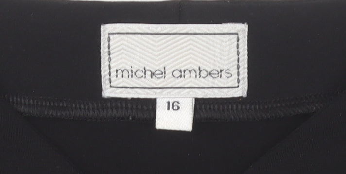Michel Ambers Women's Black Top Size 16