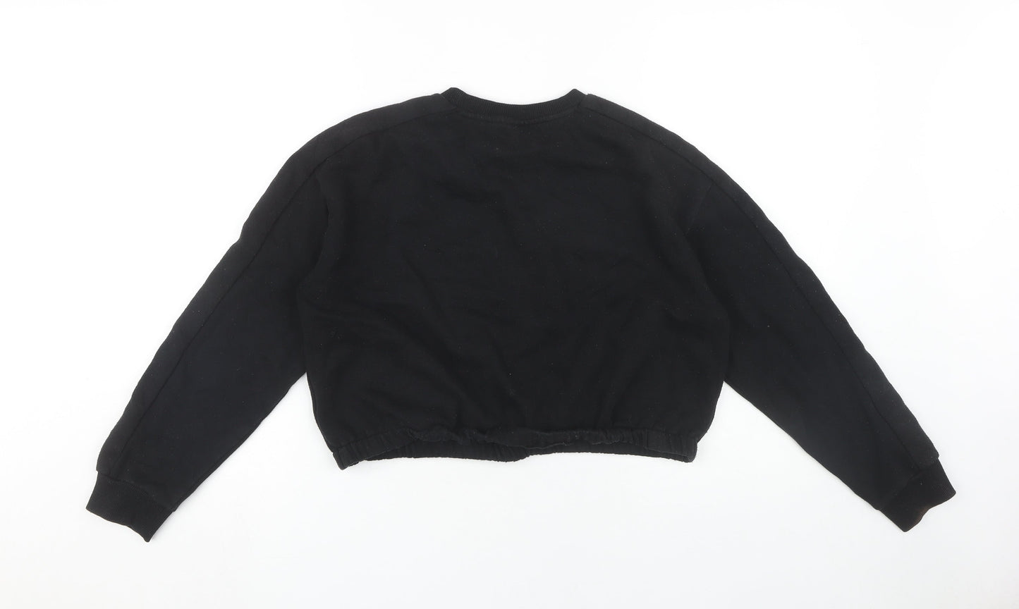 Fila Women's Black Logo Sweatshirt S - Pullover Style