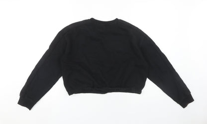 Fila Women's Black Logo Sweatshirt S - Pullover Style