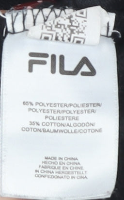 Fila Women's Black Logo Sweatshirt S - Pullover Style