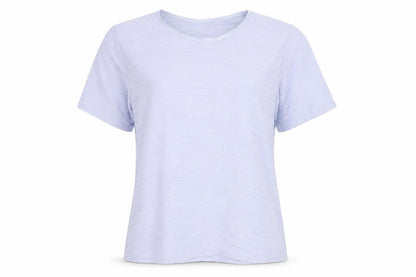 Womens UK Size M Honor Millburn Purple Basic T-Shirt