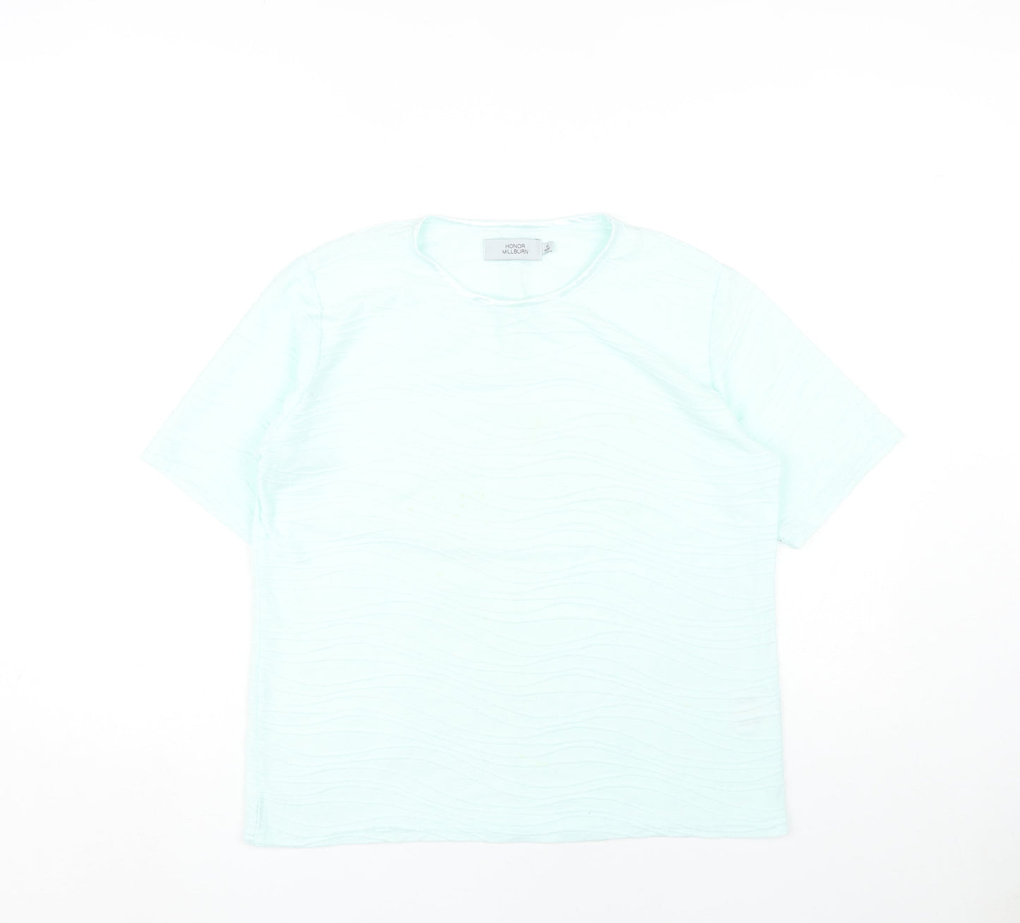 Womens UK Size M HONOR MILLBURN White Basic T-Shirt