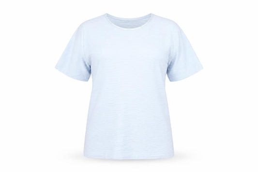 Womens UK Size M Honor Millburn Blue Basic T-Shirt
