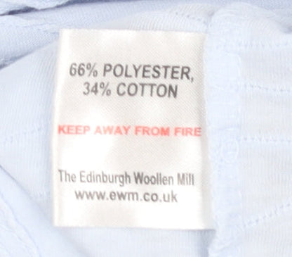 Womens UK Size M Honor Millburn Blue Basic T-Shirt