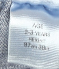 Marks and Spencer Girls Blue Denim Mini Skirt 3-4 Years