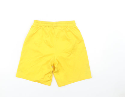 Puma Boys Yellow Activewear Shorts, UK Size 12, Summer