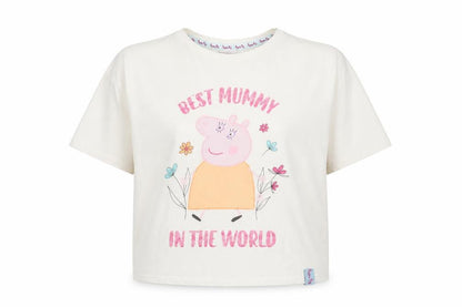 Womens UK Size L George Ivory Basic T-Shirt