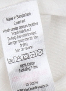 George Peppa Pig Women's Ivory T-Shirt, Size L