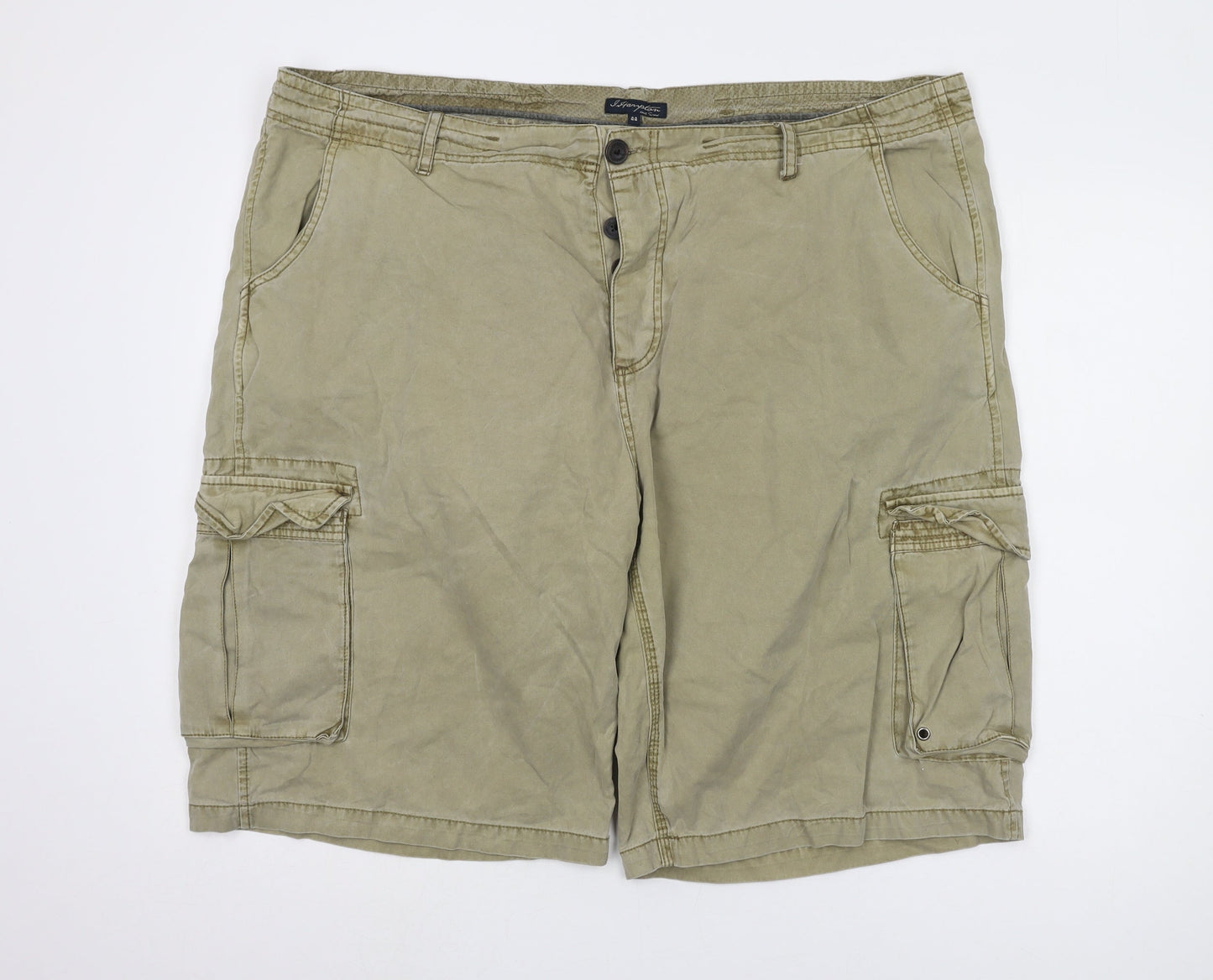 Hampton Men's Beige Cargo Shorts Size 44