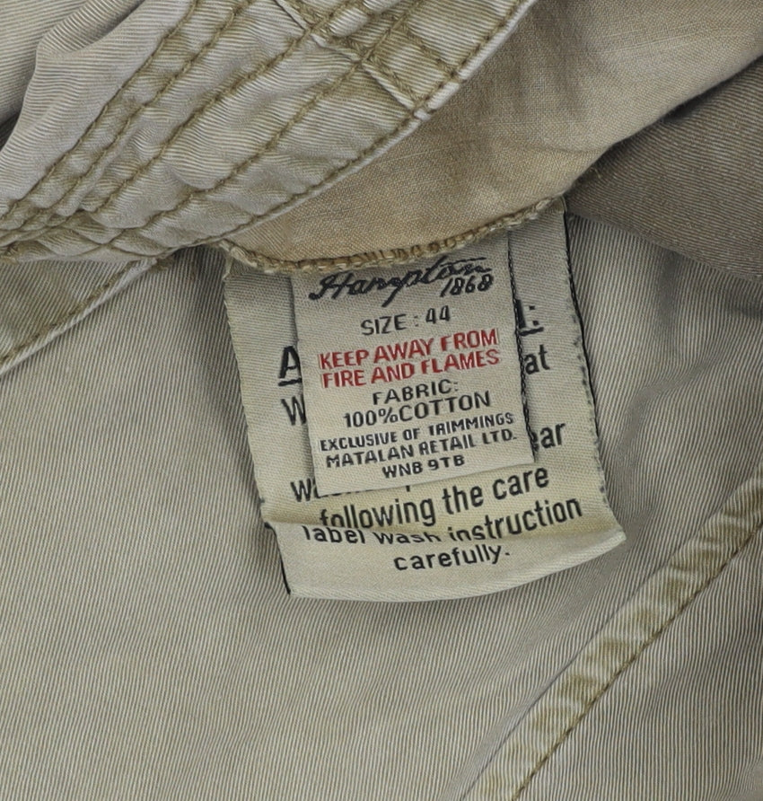 Hampton Men's Beige Cargo Shorts Size 44