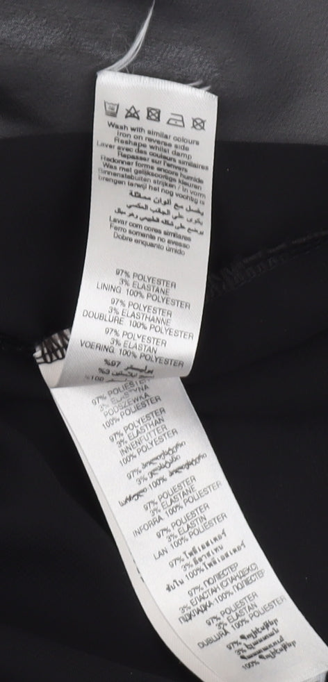 New Look Women's Black Boat Neck T-Shirt M