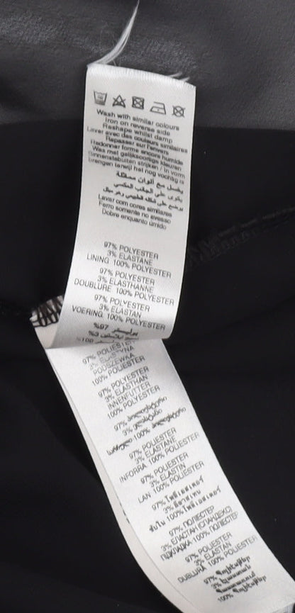 New Look Women's Black Boat Neck T-Shirt M