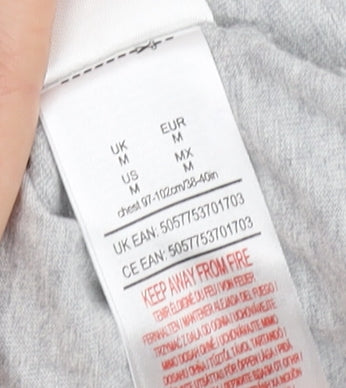 The Grinch Men's Grey Short Sleeve T-Shirt, Size M