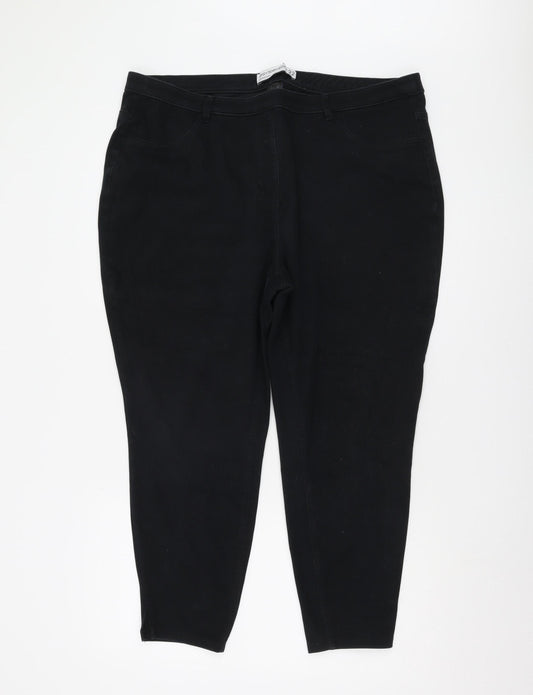 Next Women's Black Jeans Size 22 Dark Wash