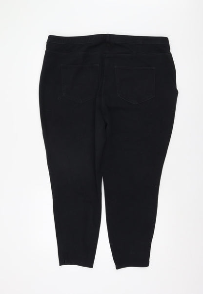 Next Women's Black Jeans Size 22 Dark Wash