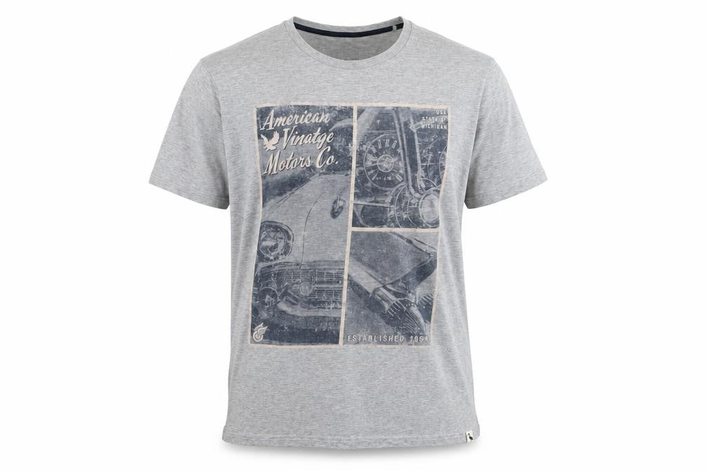 Mens UK Size L STH SHORE Grey  T-Shirt