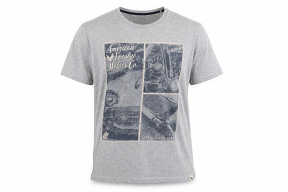 Mens UK Size L STH SHORE Grey  T-Shirt