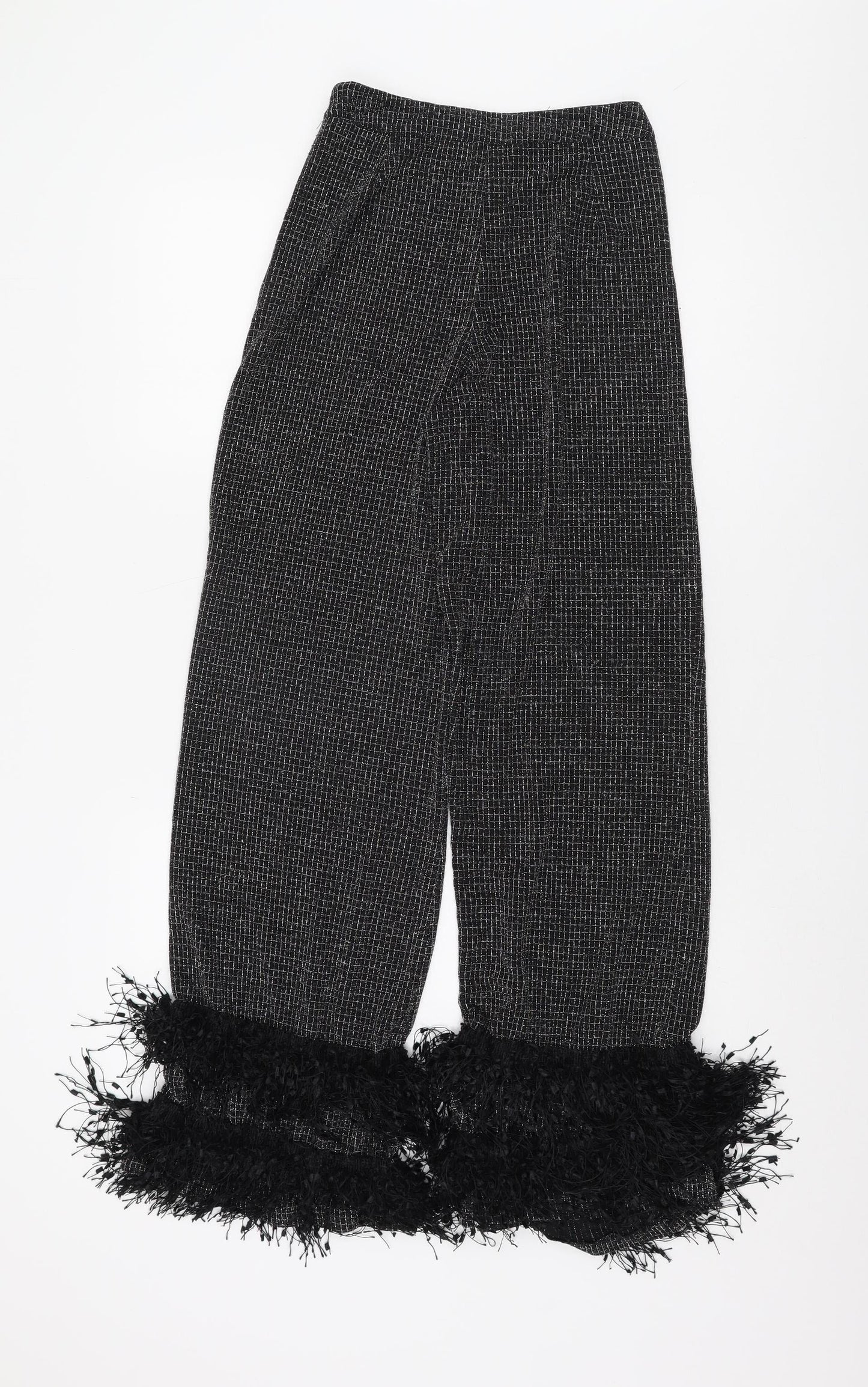 Womens UK Size 8 Boohoo   Black Trousers