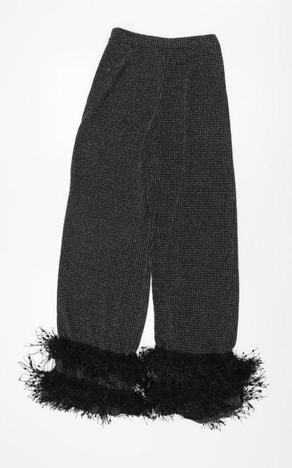 Womens UK Size 8 Boohoo   Black Trousers