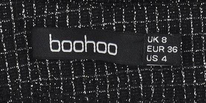 Womens UK Size 8 Boohoo   Black Trousers