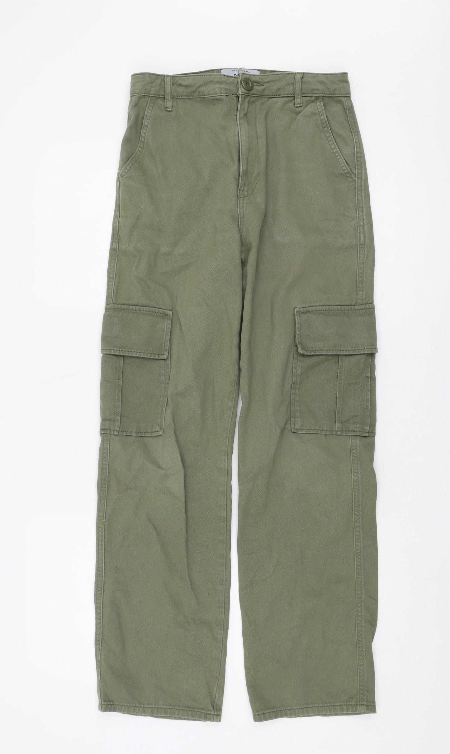 New Look Women's Green Cargo Trousers Size 6