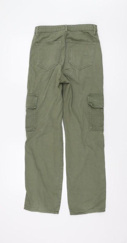 New Look Women's Green Cargo Trousers Size 6