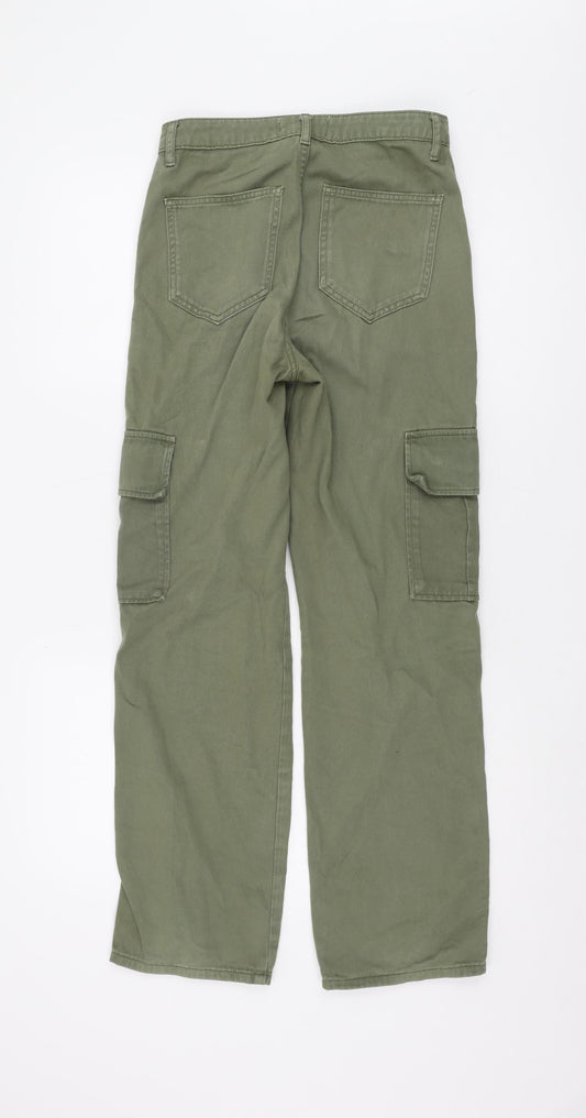 New Look Women's Green Cargo Trousers Size 6
