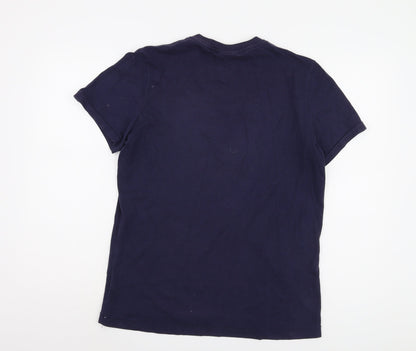Ralph Lauren Men's Blue Small Graphic T-Shirt