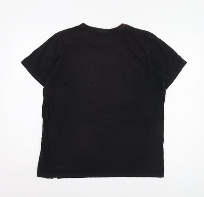 STH Shore Men's Black Car Graphic T-Shirt, Size L