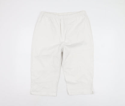 East Coast Trading Co Women's White Trousers Size 22