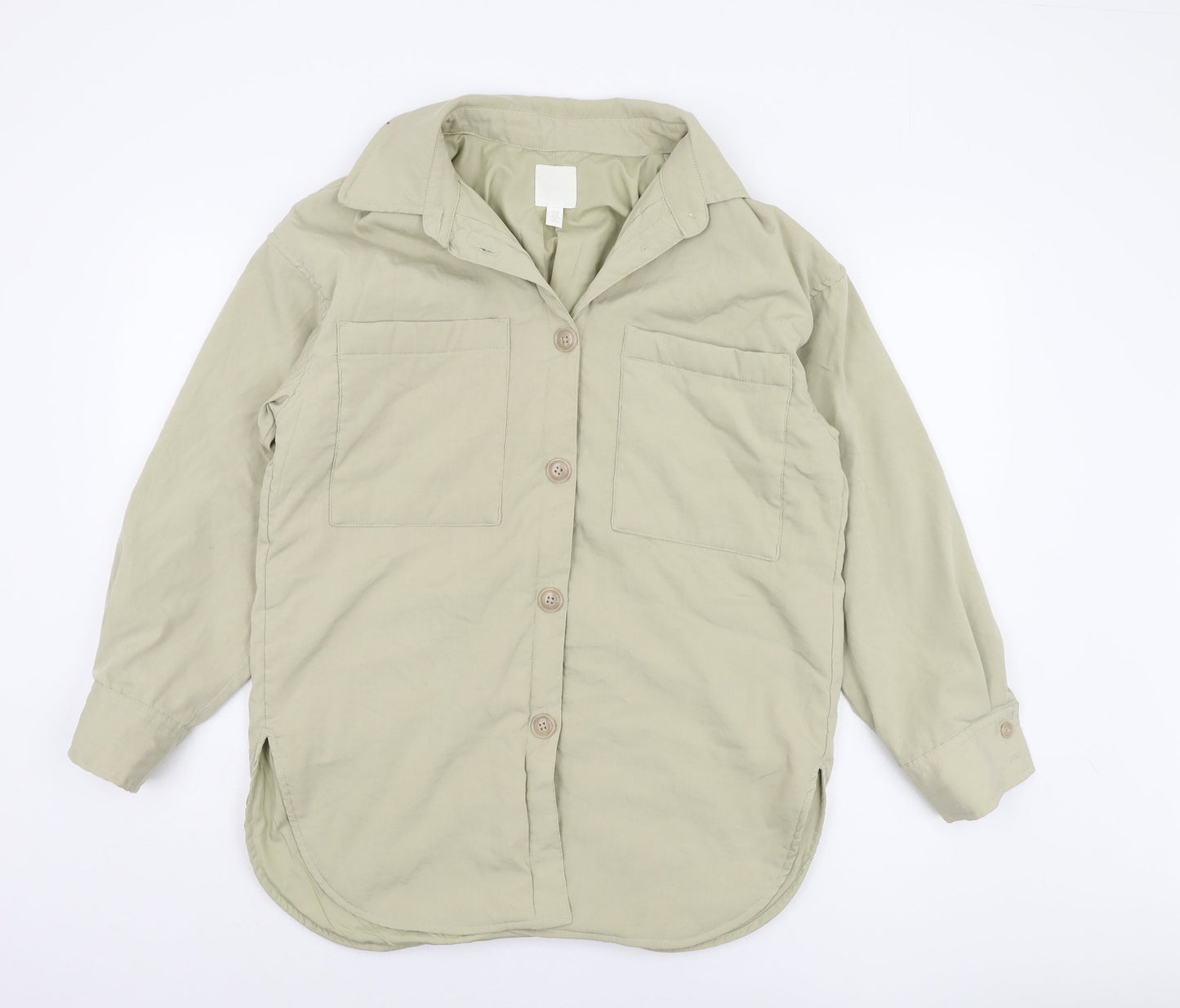 Womens UK Size XS H&M Beige Basic Jacket