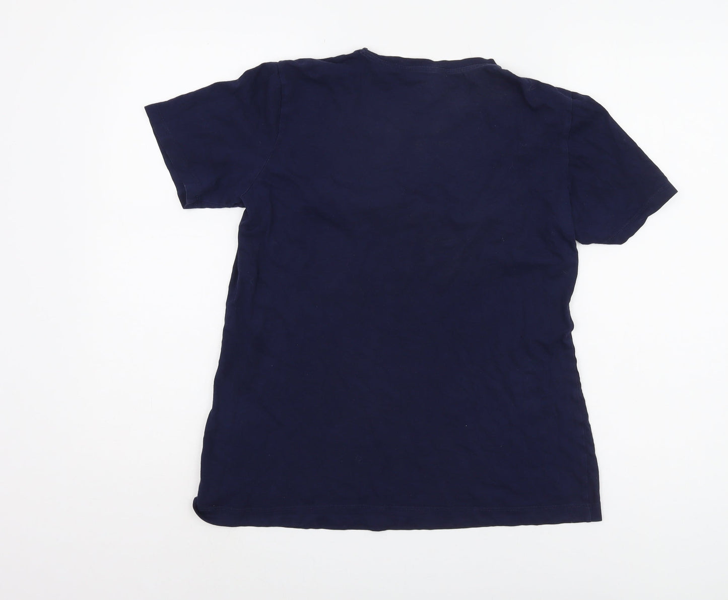 Womens UK Size S DKNY Blue Basic T-Shirt