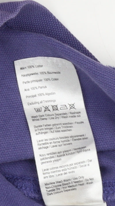 Joules Men's Purple Classic Fit Polo Shirt - S