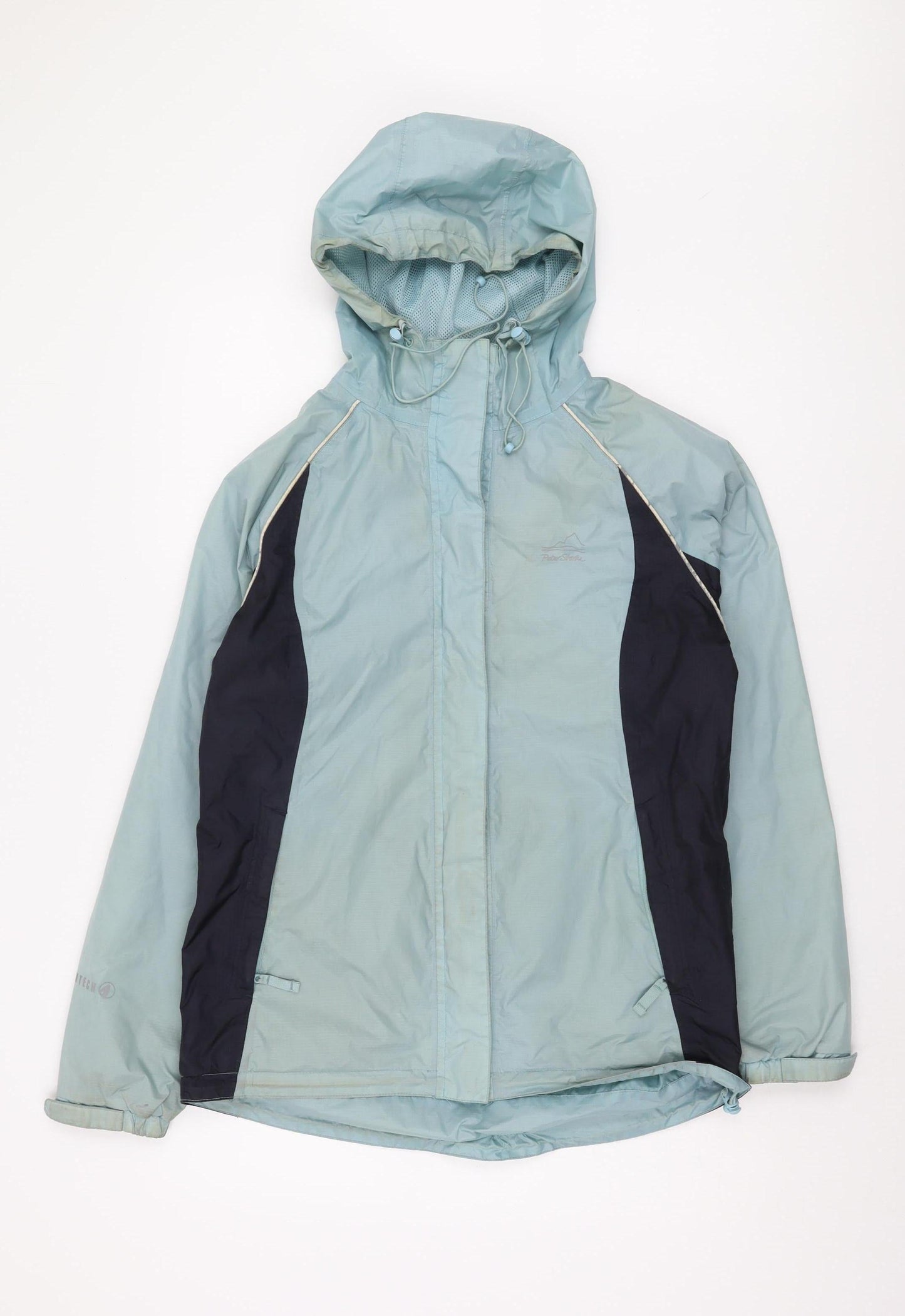 Womens UK Size 12 Peter Storm Blue Rain Coat