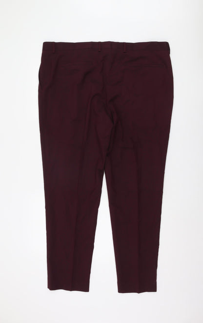 River Island Men's Red Formal Trousers - 42R