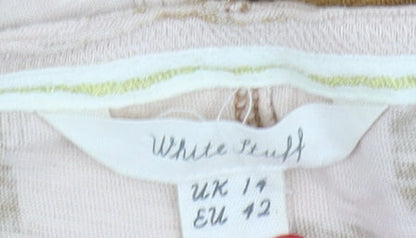 Womens UK Size 14 White Stuff Beige Basic Blouse