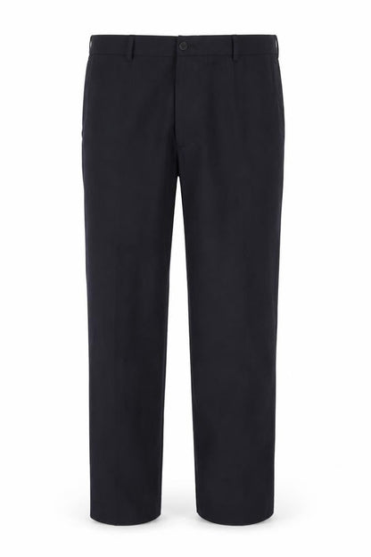 Mens UK Size 42 Marks and Spencer Slim Fit Dress Pants Black Trousers