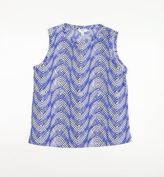 Womens UK Size 12 Marks and Spencer Blue Basic Tank