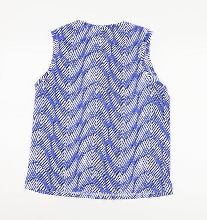 Womens UK Size 12 Marks and Spencer Blue Basic Tank