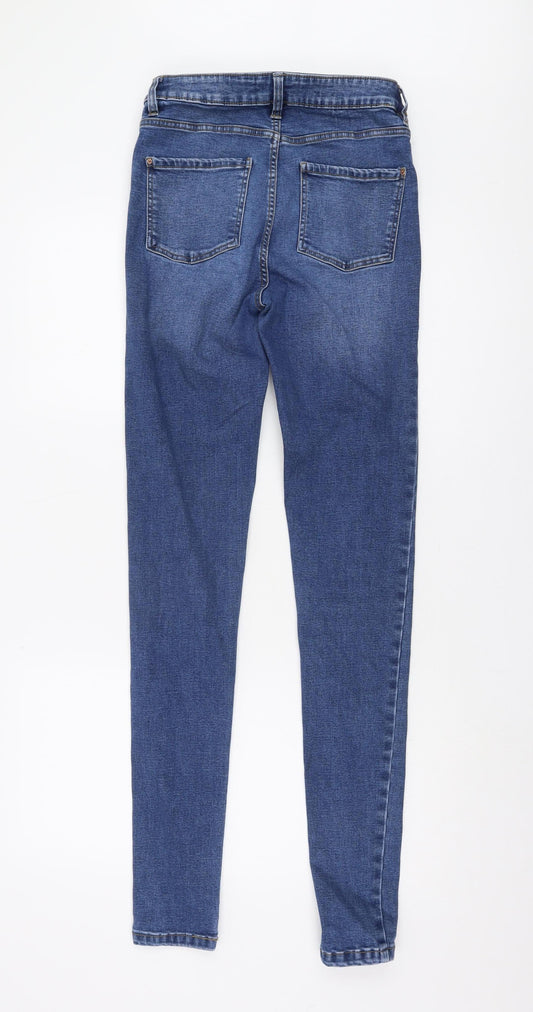 Dorothy Perkins Women's Skinny Blue Jeans Size 8 Tall