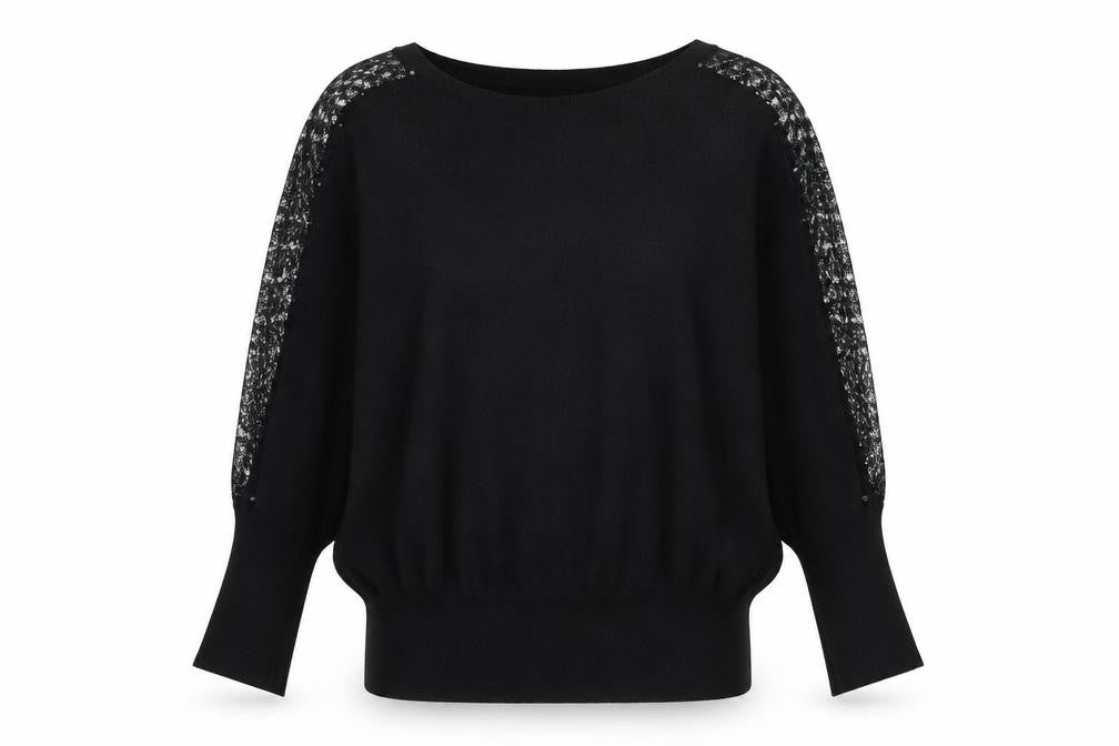 Womens UK Size L Wallis Black Pullover Jumper