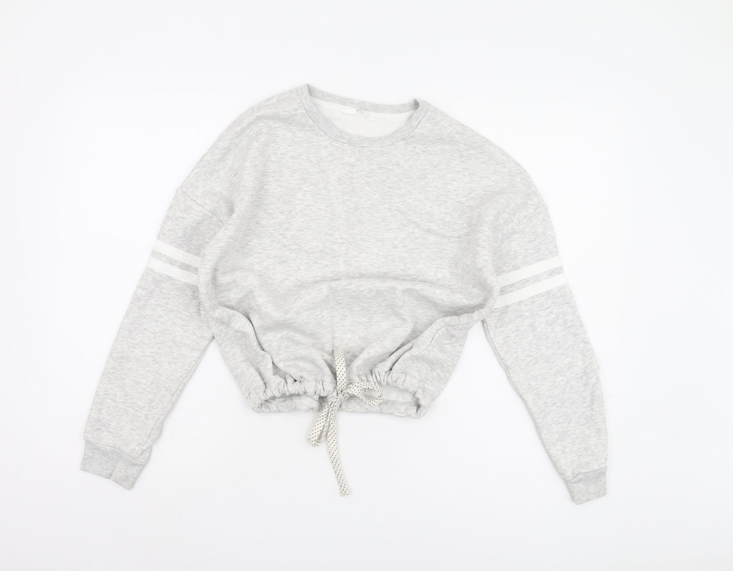 Marks and Spencer Girls Grey Sweatshirt Size 13-14 Crew Neck