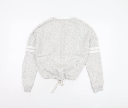 Marks and Spencer Girls Grey Sweatshirt Size 13-14 Crew Neck