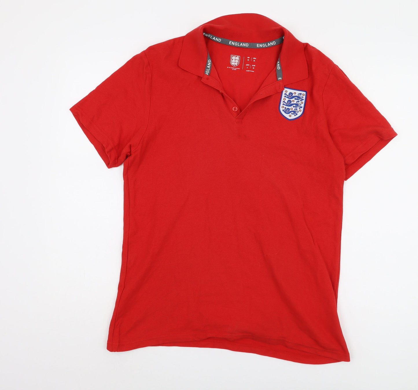 Fanatics Men's Red Polo, Medium, Football Sports